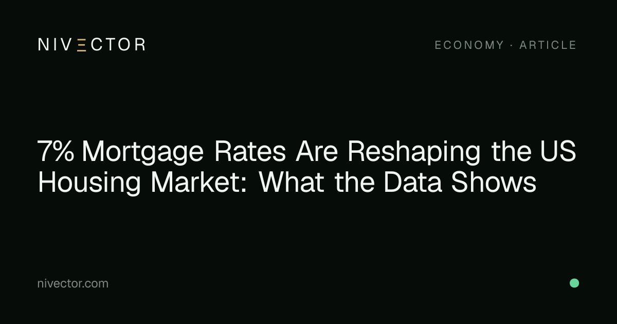 7% Mortgage Rates Are Reshaping the US Housing Market: What the Data ...
